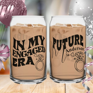Verlovingscadeaus voor haar / Toekomstige bruid Blikvorm Glas