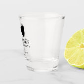 Verlovingsfeest Black Tie Shot Glas (Rechts)