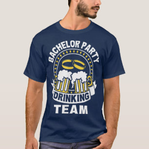 Verlovingsfeest Drank Team Grappige Bruidegom T T-shirt
