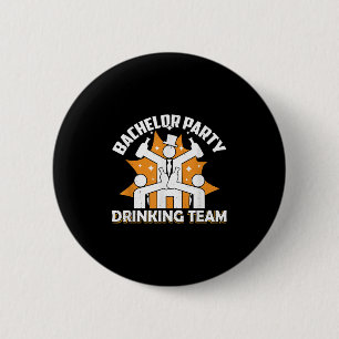 Verlovingsfeest Drankteam Bruidegom Bruid _2 Ronde Button 5,7 Cm
