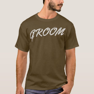 Verlovingsfeest Grappige Bruidegom Bruidsjonkers H T-shirt