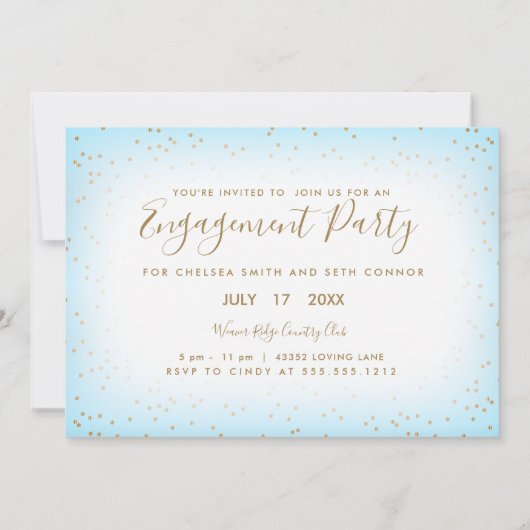 Verlovingsfeest Kaart (Achterkant)