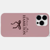 Verlovingsfeest | Moderne script Bruid Naam te Wor Case-Mate iPhone Case (Achterkant (horizontaal))