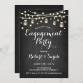 Verlovingsfeest - schoolbord kaart (Voorkant / Achterkant)