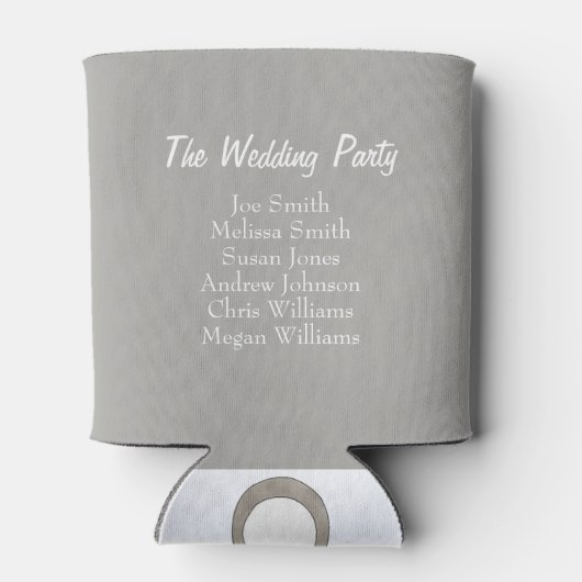 Verlovingsfeest Trouwfeest Verjaardagsfeest Bruids Blikjeskoeler (Achterkant)