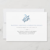 Verlovingsfeest Uitnodigingen Waterverf Strand (Voorkant)