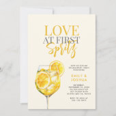verlovingsfeest van Limoncello Spritz Kaart (Voorkant)