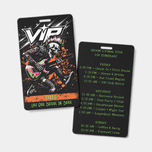 Verlovingsfeest VIP-badge Backstagepas Badge