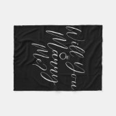 Verlovingsfeest voor koppels. Wil je met me trouwe Fleece Deken (Voorkant (Horizontaal))