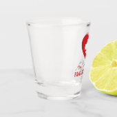 Verlovingsfeestje Rode Hart Katersleutel Shot Glas (Links)