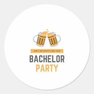 Verlovingsfeestje Ronde Sticker