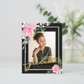 Verlovingskaart met foto budget kaart (Staand voorkant)