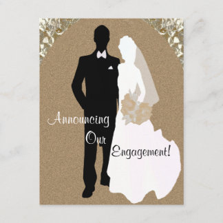 Verlovingskaarten aankondigen aankondiging