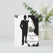 Verlovingskaarten Aankondiging (Staand voorkant)