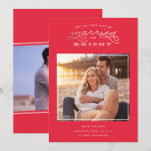 Verlovingskerstkaart, Kerst save the date (Voorkant / Achterkant)