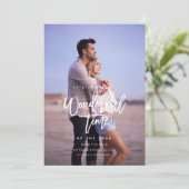 Verlovingskerstkaart, Kerst save the date (Staand voorkant)