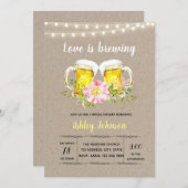 Verlovingsliefde is uitnodiging aan het brouwen (Voorkant / Achterkant)