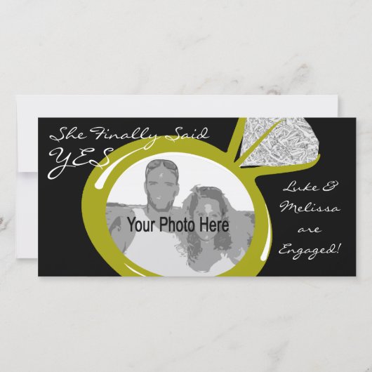 Verlovingsring Foto Aankondiging (Voorkant)