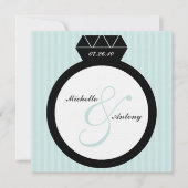 Verlovingsring Save the Date Uitnodigingen (Voorkant)