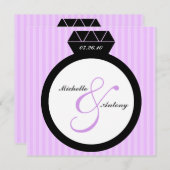 Verlovingsring Save the Date Uitnodigingen (Voorkant / Achterkant)