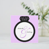 Verlovingsring Save the Date Uitnodigingen (Staand voorkant)