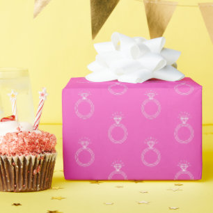 Verlovingsring Trouwheet Roze Inpakpapier