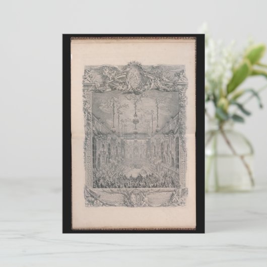 Vermählung – Gestaltbare Einladung zur Hochzeit Kaart (Staand voorkant)