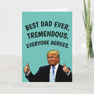 VERMAKELIJKE VADERDAGSKAART VAN DONALD TRUMP KAART