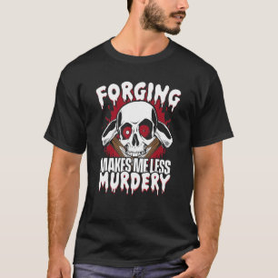 Vermeden maakt me minder Murdery en smeedt het aam T-shirt