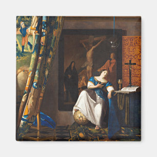 Vermeer - Allegory van het katholieke geloof Magneet