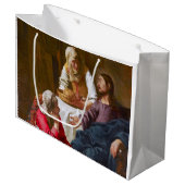 Vermeer - Christus in het Huis van Martha en Mary Groot Cadeauzakje (Voorkant Gekanteld)