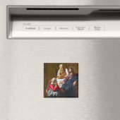 Vermeer - Christus in het Huis van Martha en Mary Magneet (Insitu (Vaatwasser))