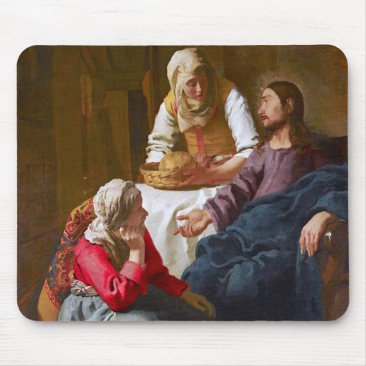 Vermeer - Christus in het Huis van Martha en Mary Muismat (Voorkant)