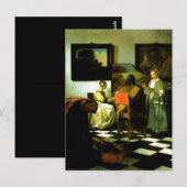 Vermeer: De concertkunst Briefkaart (Voorkant / Achterkant)