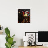 Vermeer - De koppelaarster 1656 Poster (Thuiskantoor)