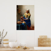 Vermeer - De Milkmaid Poster (Keuken)