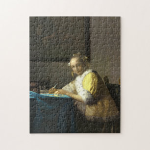 Vermeer Een dame die een brief schrijft Legpuzzel