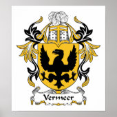 Vermeer Family Crest Poster (Voorkant)