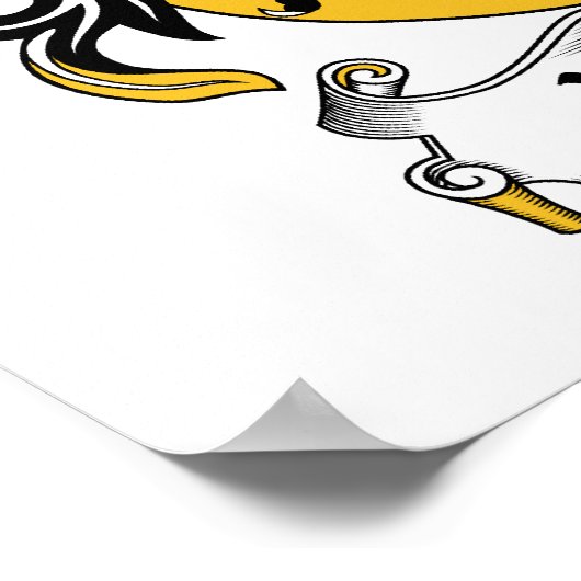 Vermeer Family Crest Poster (Hoek)