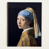 Vermeer Fille au collier de perles Beaux-Arts (Devant)