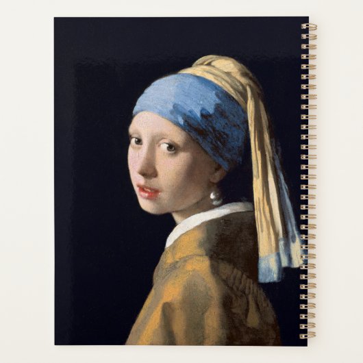 Vermeer Fille au collier de perles Beaux-Arts (Dos)