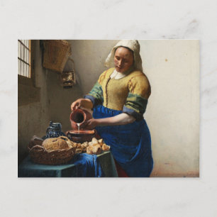 Vermeer het Briefkaart van Milkmaid