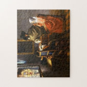 Vermeer le verre du puzzle de vin (Vertical)