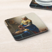 Vermeer Les Dessous de verre Milkmaid (Côté gauche)