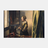Vermeer - Meisje leest een brief in een open venst Deurmat (Voorkant)