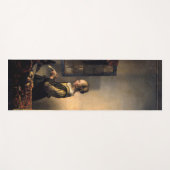 Vermeer - Meisje leest een brief in een open venst Yogamat (Voorkant (horizontaal))