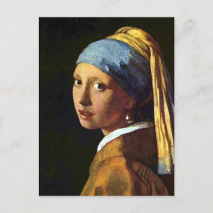 Vermeer - Meisje met de parel Briefkaart