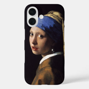 Vermeer Meisje Parel Oorbel Masterpiece Schilderen iPhone 16 Hoesje