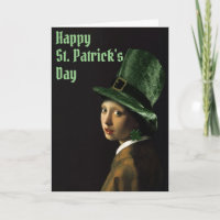 Vermeer Parel Oorbel Klaver St. Patrick's Day