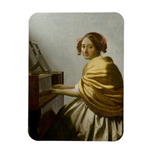 Vermeer-speeltoetsenbord Magneet